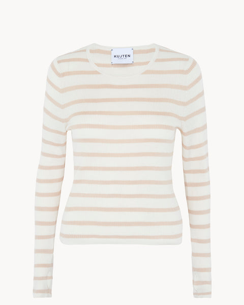 Sweater Maori Marin organic beige - Image principale