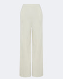 Pantalon en cachemire blanc pour femme - Kujten packshot