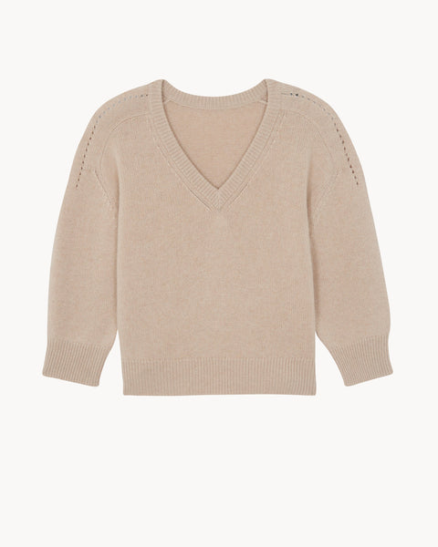 Sweater Divee organic beige - Image principale