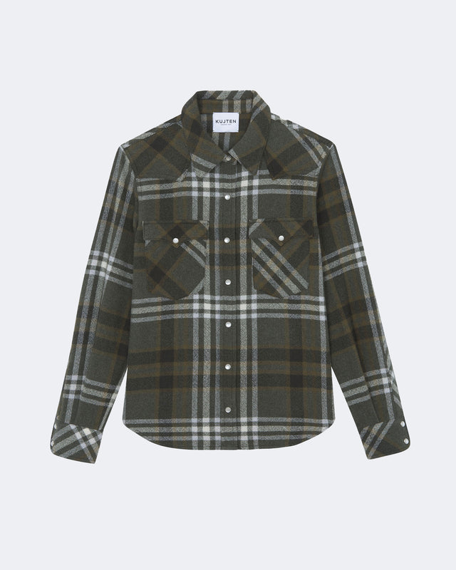 Overshirt Lumber Dark Khaki - Image principale