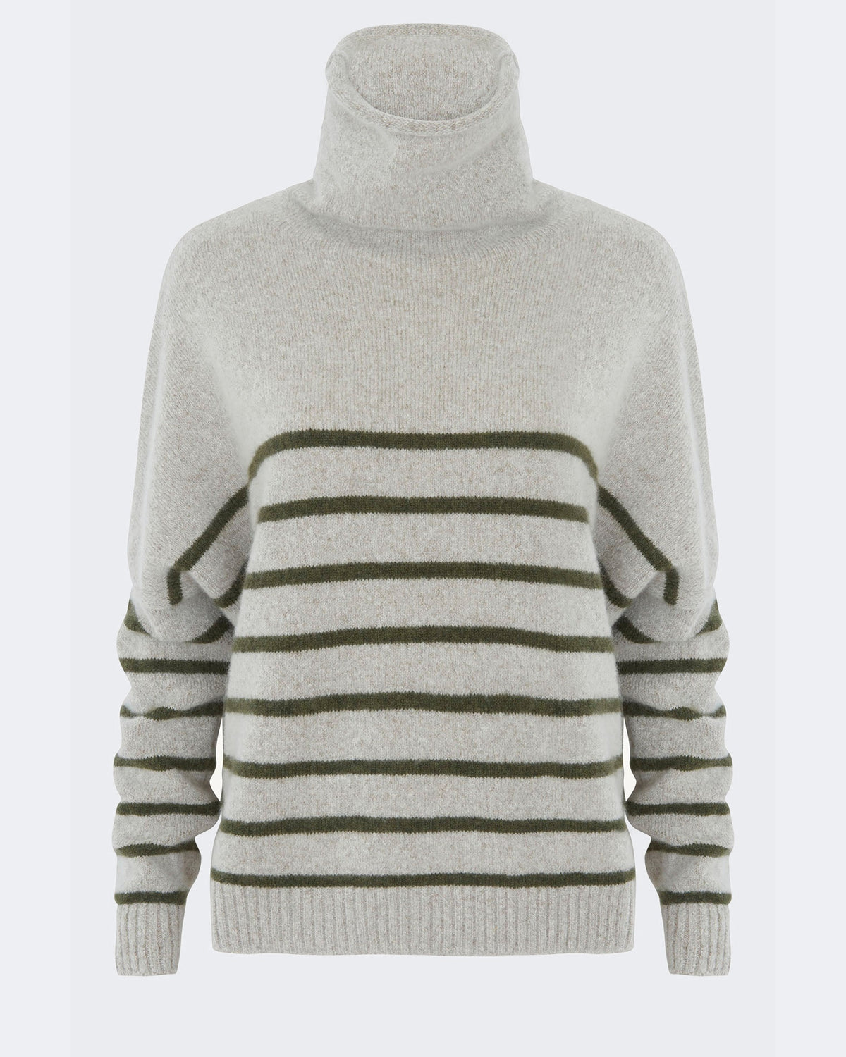 Pull tila stripe nimbus tricotage jersey marron - Kujten packshot