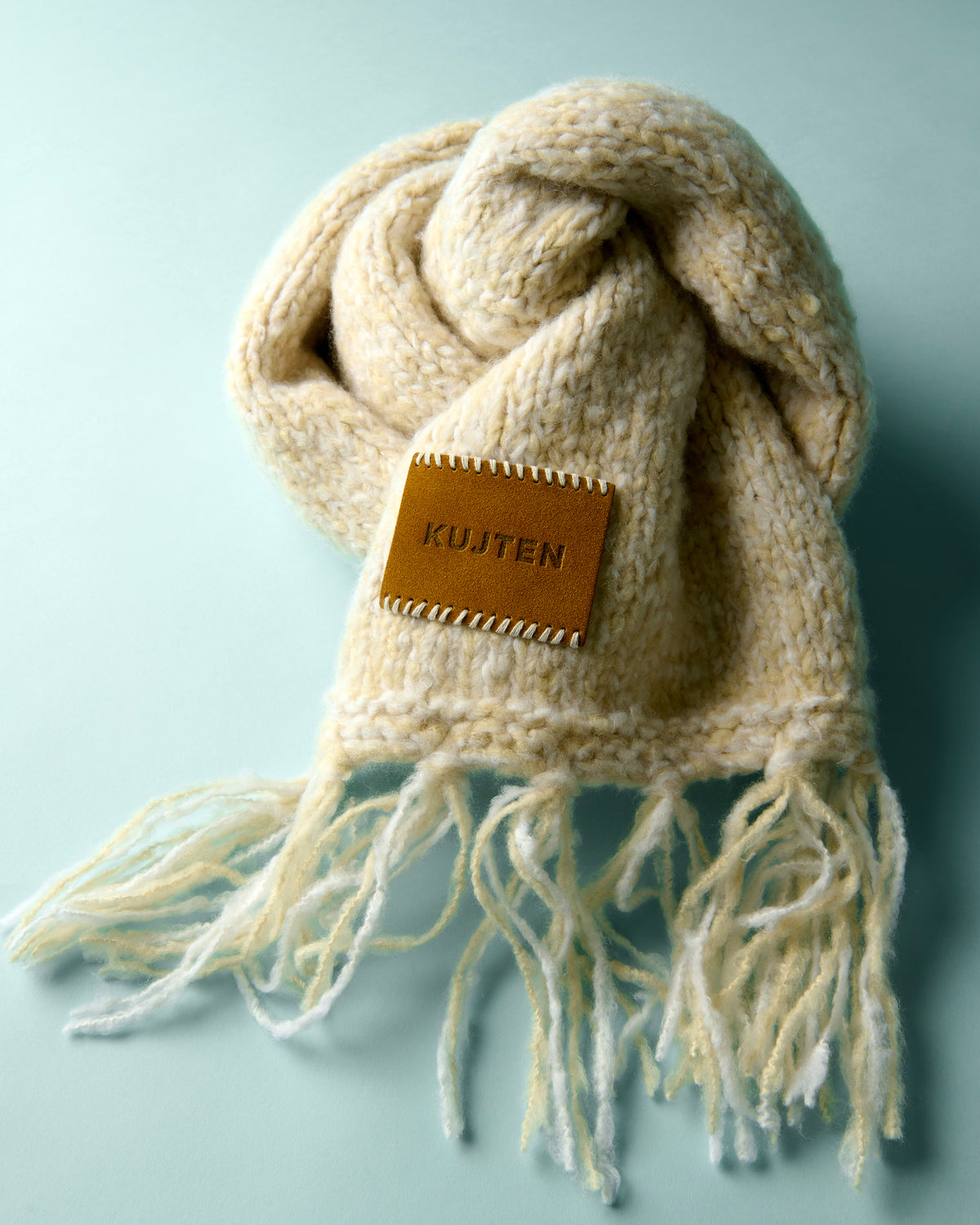 Écharpe Hand Knit organic mouliné