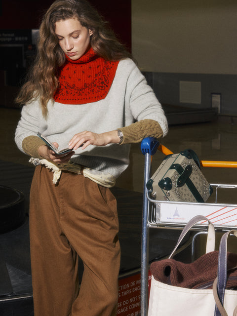 Snood Keelin Bandana blood orange - Image 2