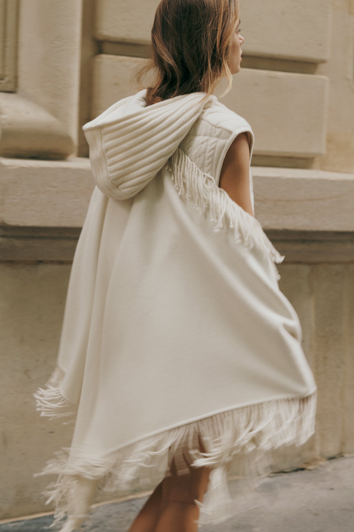 Shawl Sohare white