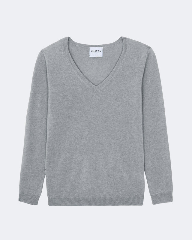 Pull Vicky gris chiné - Image principale