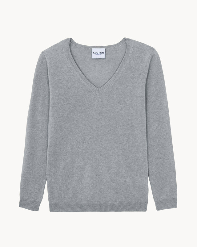 Pull Vicky gris chiné - Image principale