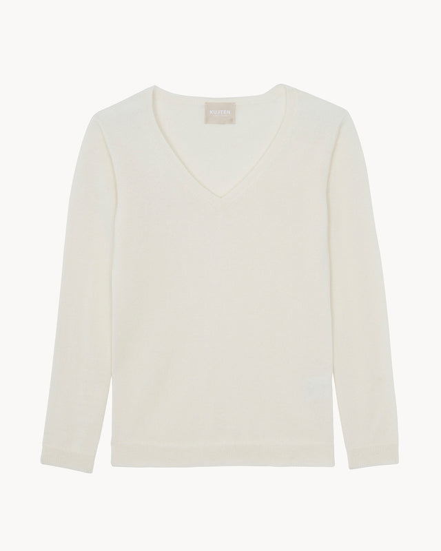 Pull Vicky blanc - Image principale