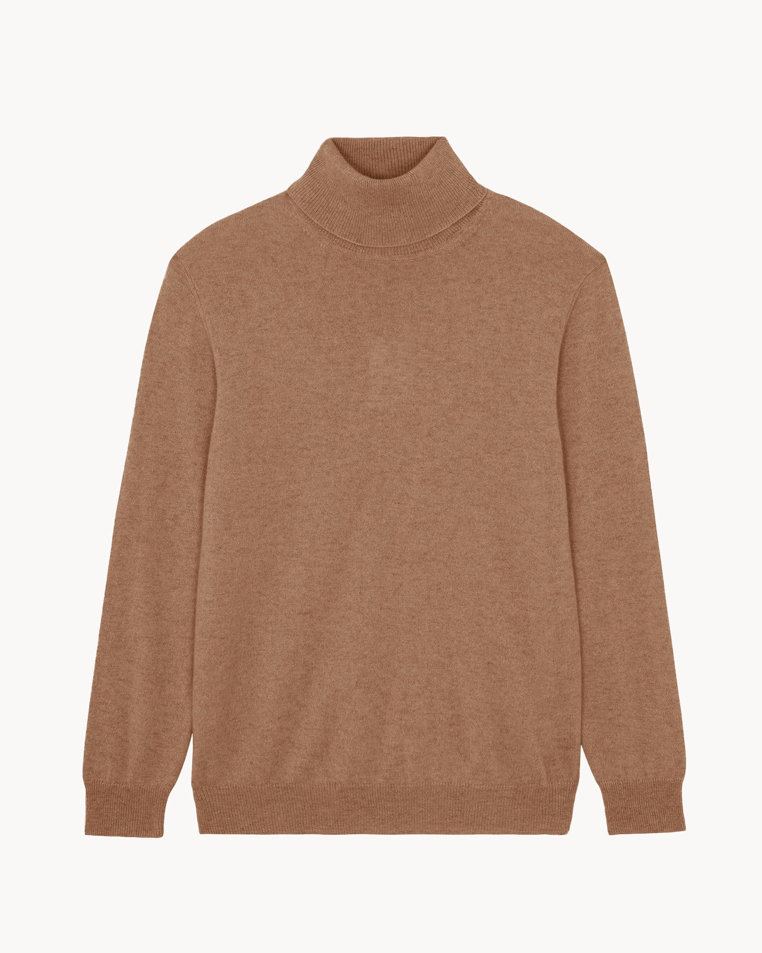 Pull en cachemire marron pour femme - Kujten packshot