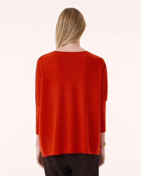 Pull Minie orange rosso - Image principale