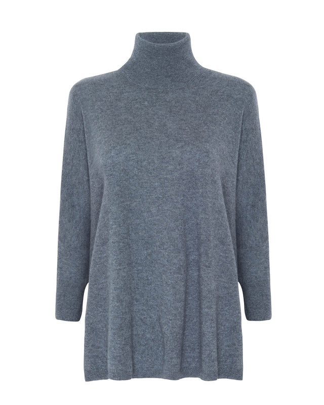 Sweater Minie Turtle flannel gray - Image principale