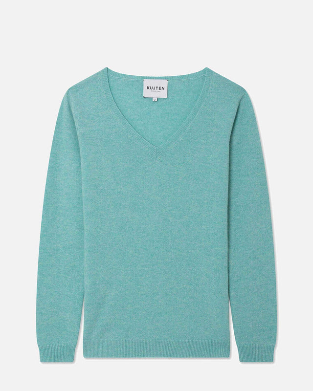 Pull Vicky bleu turquoise pacific - Image principale