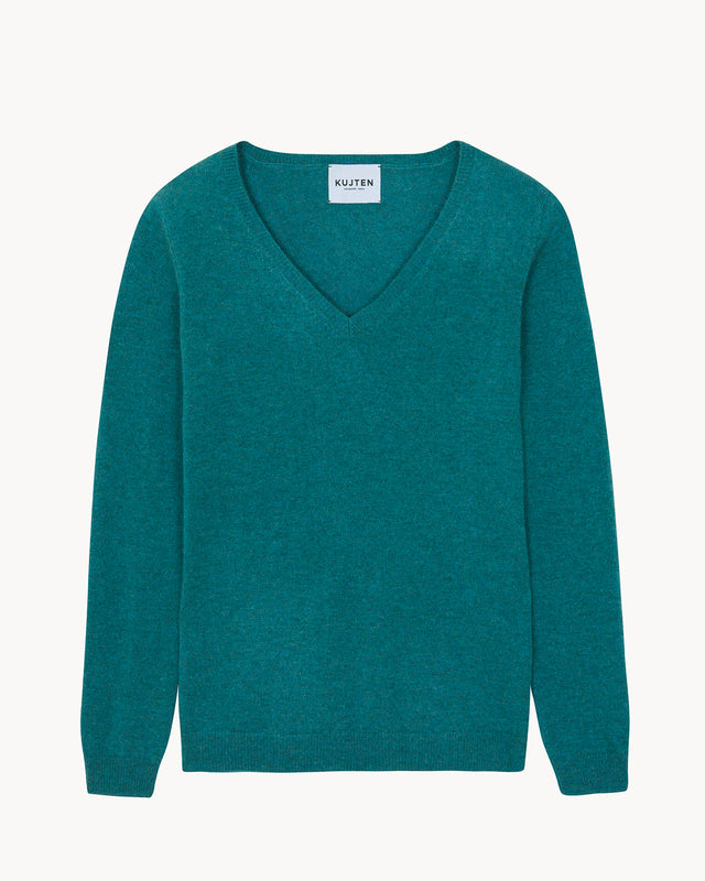 Sweater Vicky marl green - Image principale