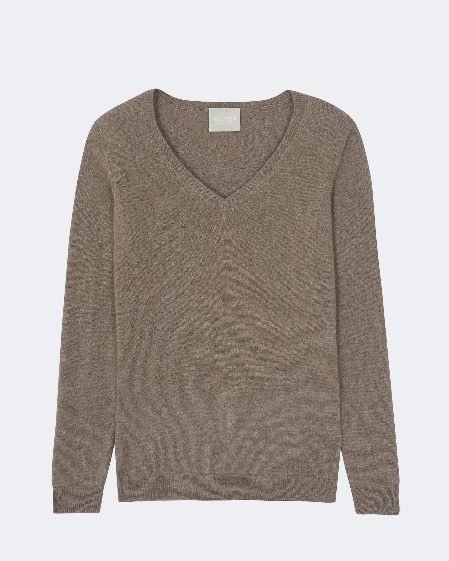 Pull en cachemire beige pour femme - Kujten packshot