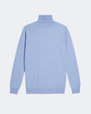 Pull en cachemire bleu pour femme - Kujten packshot