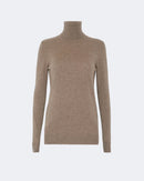 Pull en cachemire beige pour femme - Kujten packshot