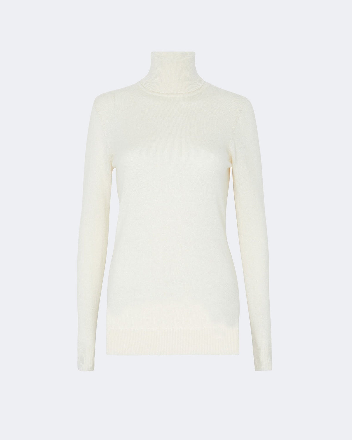 Pull en cachemire blanc pour femme - Kujten packshot