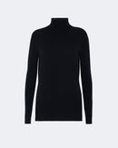 Pull en cachemire noir pour femme - Kujten packshot