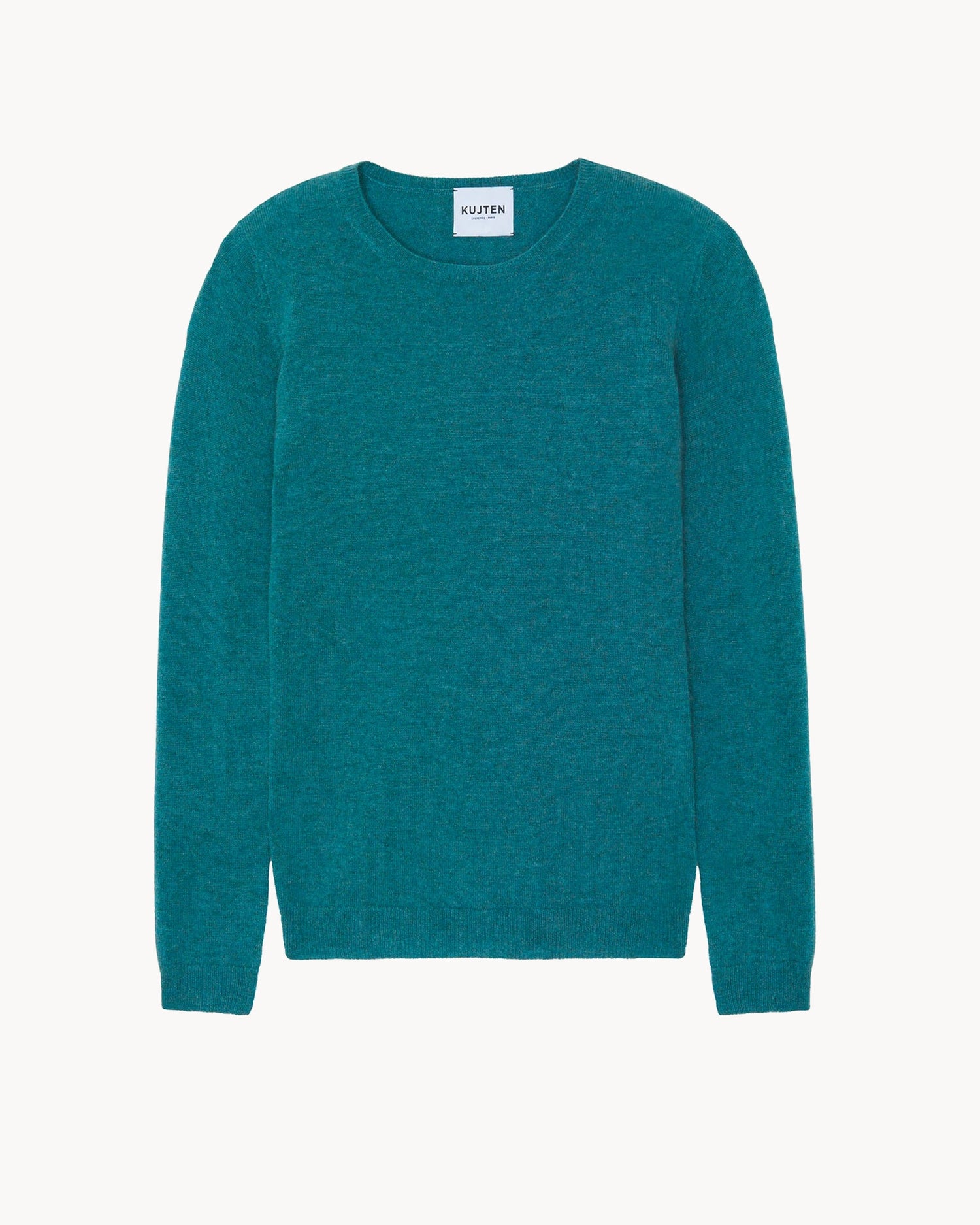 Pull en cachemire vert pour femme - Kujten packshot