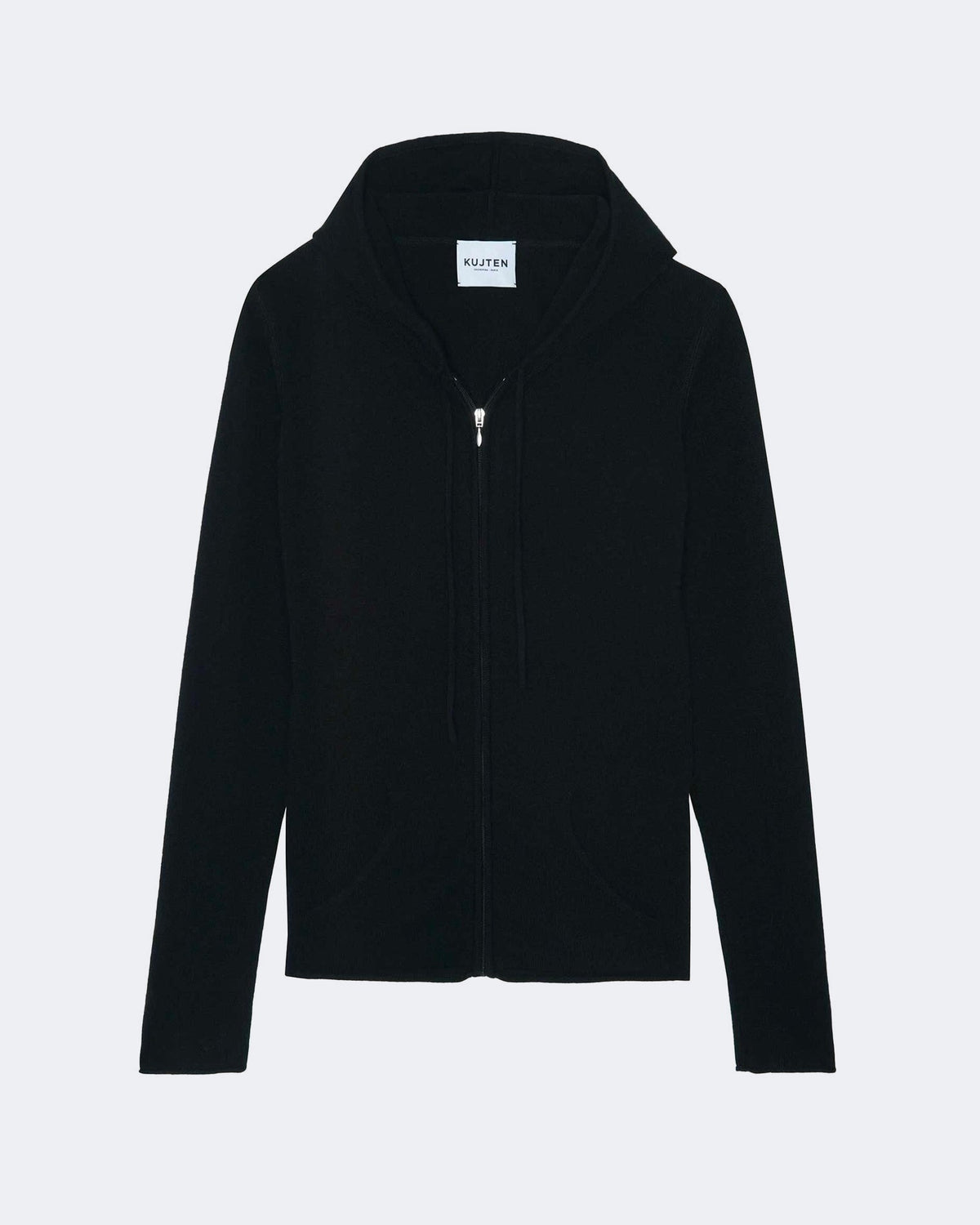Gilet en cachemire noir pour femme - Kujten packshot