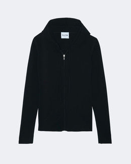 Gilet en cachemire noir pour femme - Kujten packshot
