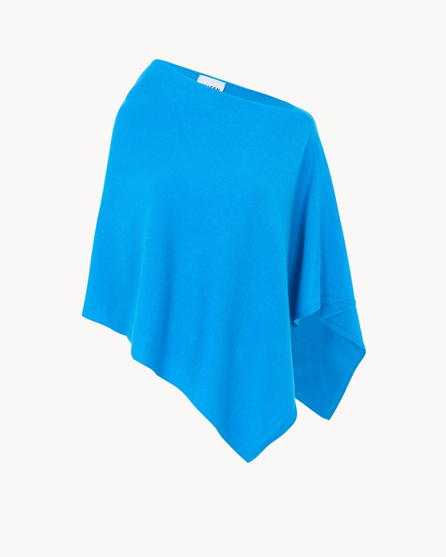 Poncho Dalia bleu - Image principale