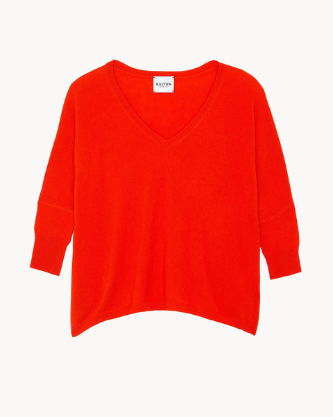 Pull Minie orange rosso - Image principale