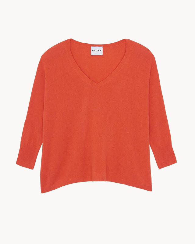Sweater Minie hibiscus orange - Image principale