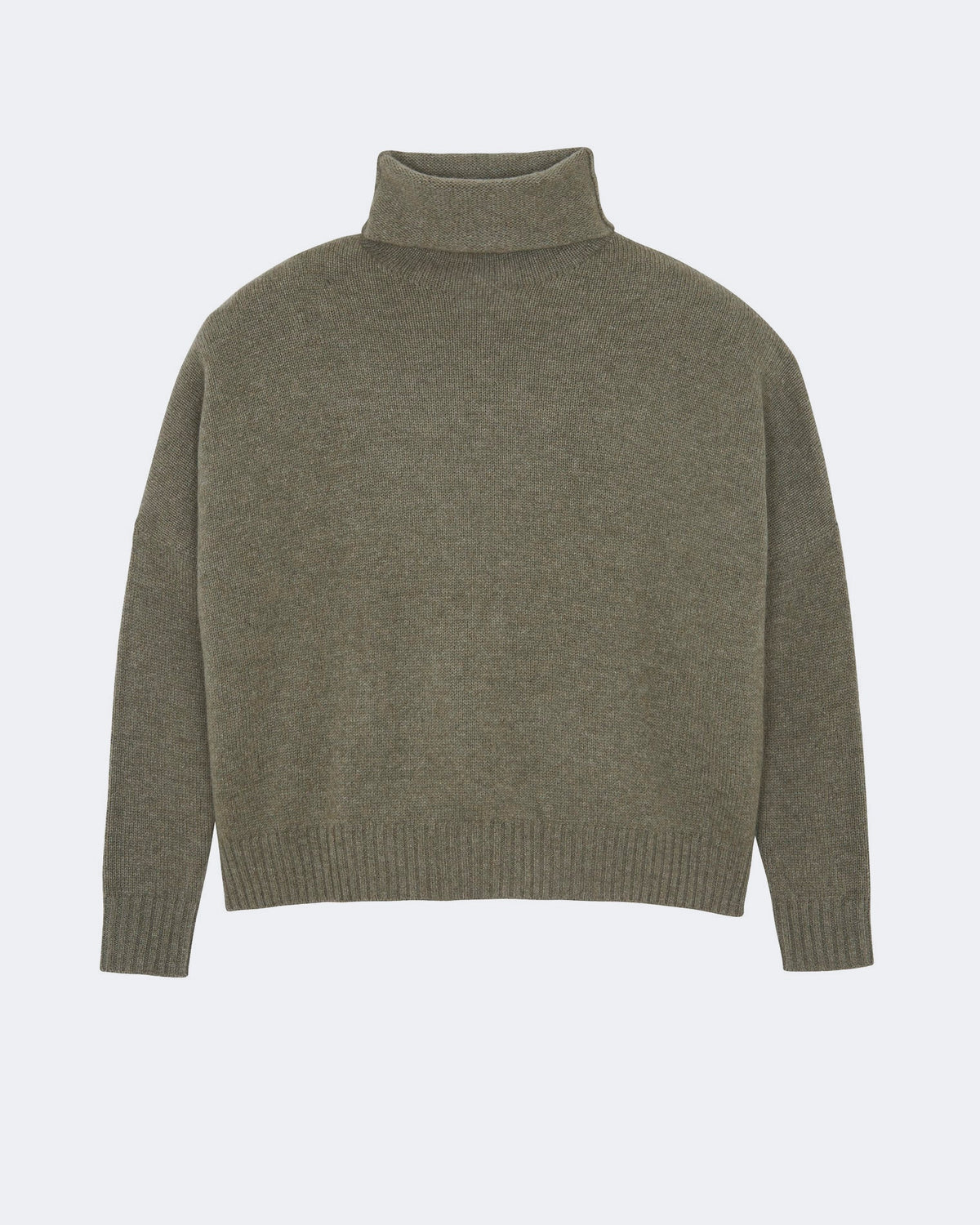 Pull en cachemire kaki pour femme - Kujten packshot