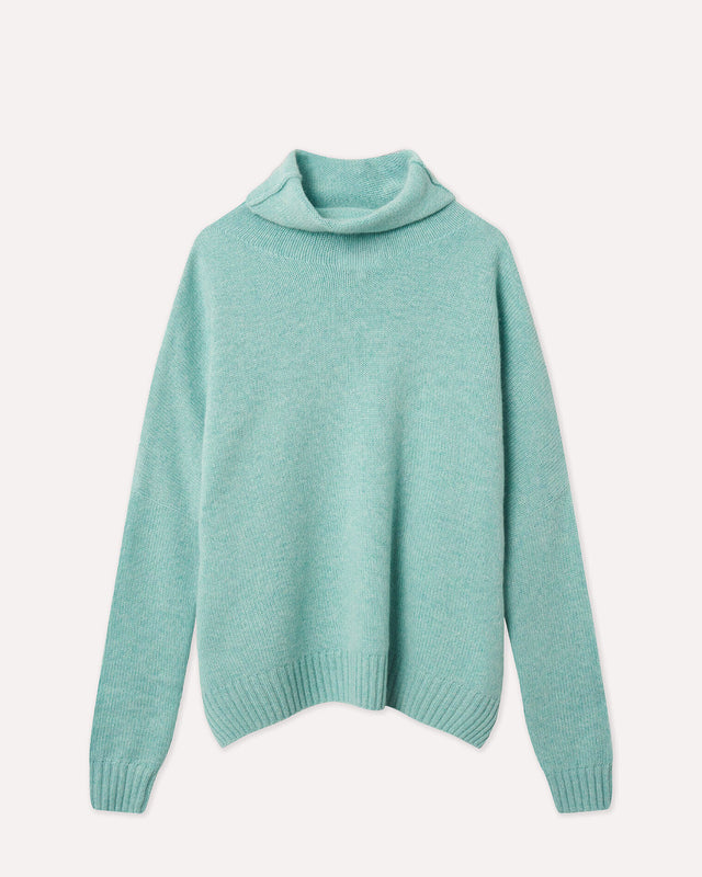 Sweater Tila pacific turquoise blue - Image principale