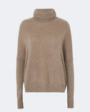 Pull en cachemire beige pour femme - Kujten packshot