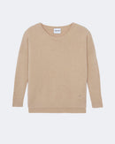 Pull en cachemire beige pour femme - Kujten packshot