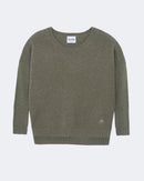 Pull en cachemire kaki pour femme - Kujten packshot