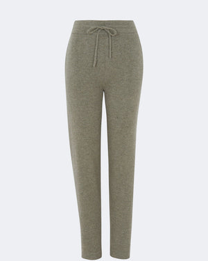 Jogging en cachemire kaki pour femme - Kujten packshot