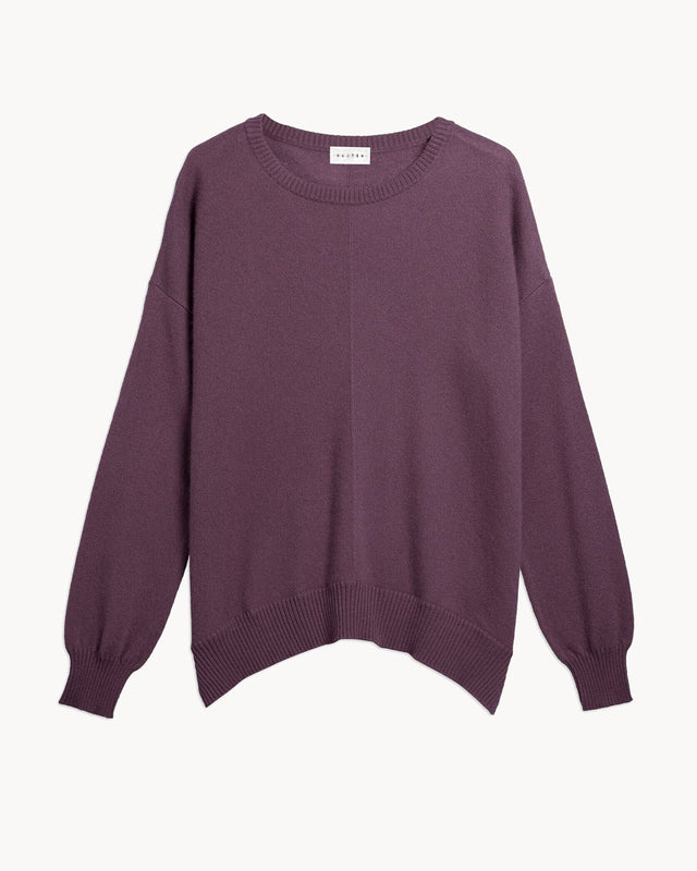 Pull Angy violet figue - Image principale