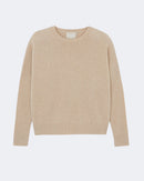 Pull en cachemire beige pour femme - Kujten packshot