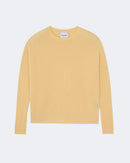 Pull en cachemire jaune pour femme - Kujten packshot