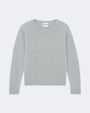 Pull en cachemire gris pour femme - Kujten packshot