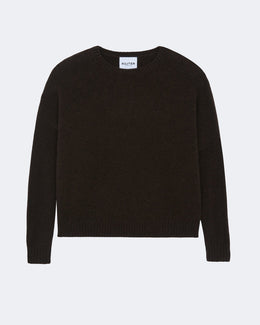 Pull en cachemire marron pour femme - Kujten packshot