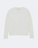 Pull en cachemire blanc pour femme - Kujten packshot