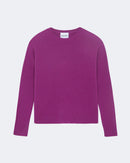 Pull en cachemire violet pour femme - Kujten packshot