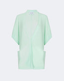 Gilet en cachemire vert pour femme - Kujten packshot