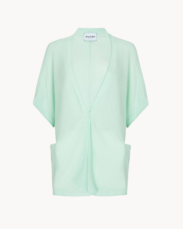 Cardigan Gustavia jade green - Image principale
