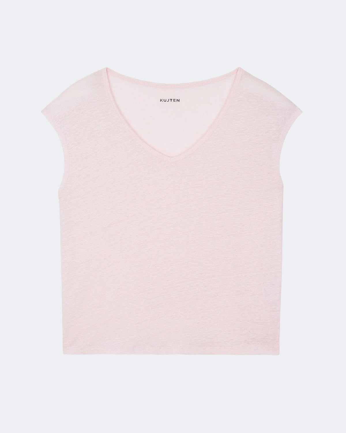 Top en lin rose pour femme - Kujten packshot