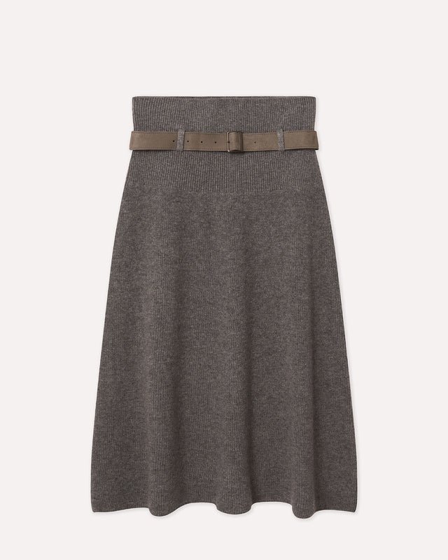 Skirt Kala flannel gray - Image principale