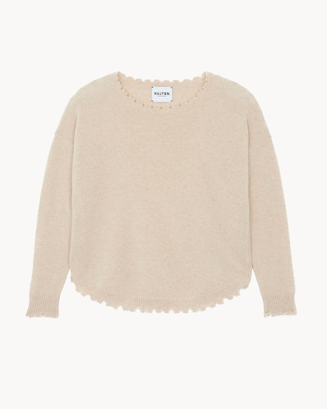 Sweater Mela organic beige - Image principale