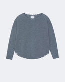 Pull en cachemire gris pour femme - Kujten packshot