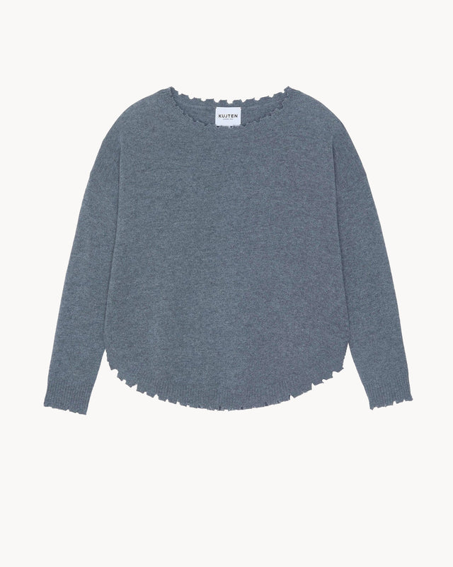 Pull Mela gris flanelle - Image principale