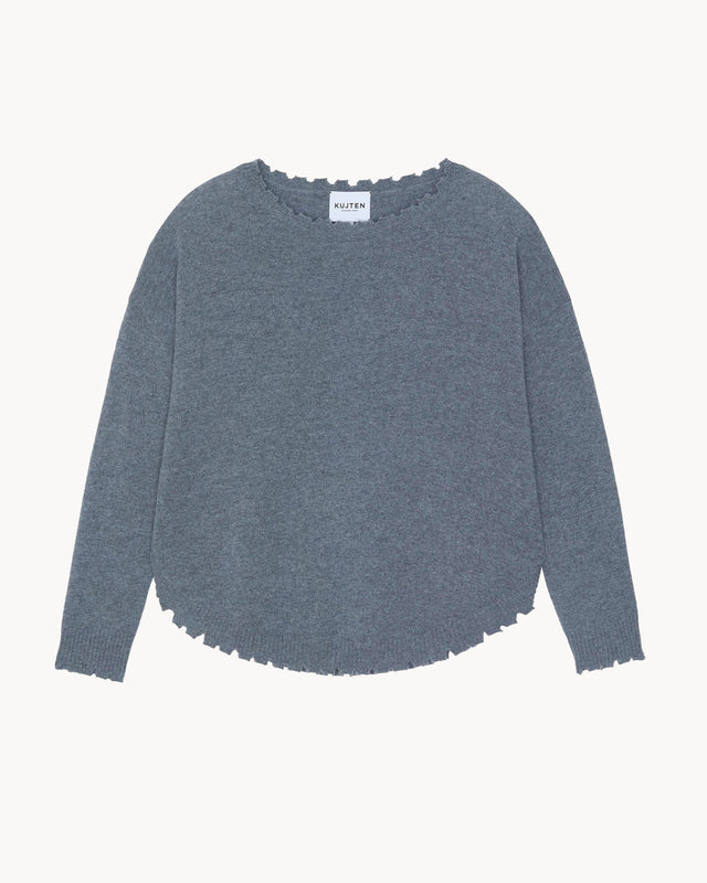Pull Mela gris flanelle - Image principale