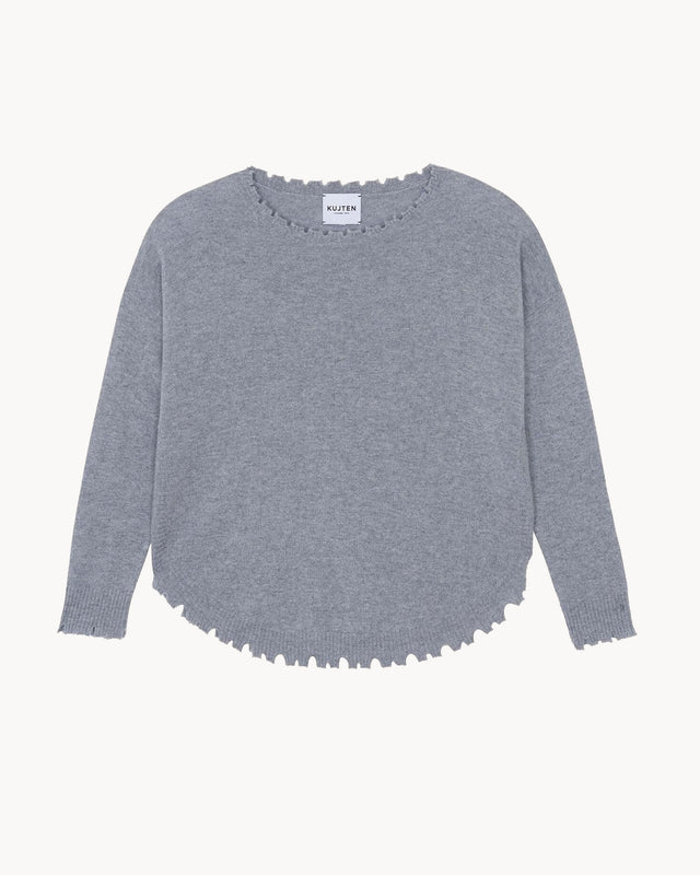 Sweater Mela marl gray - Image principale