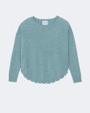 Pull en cachemire vert pour femme - Kujten packshot